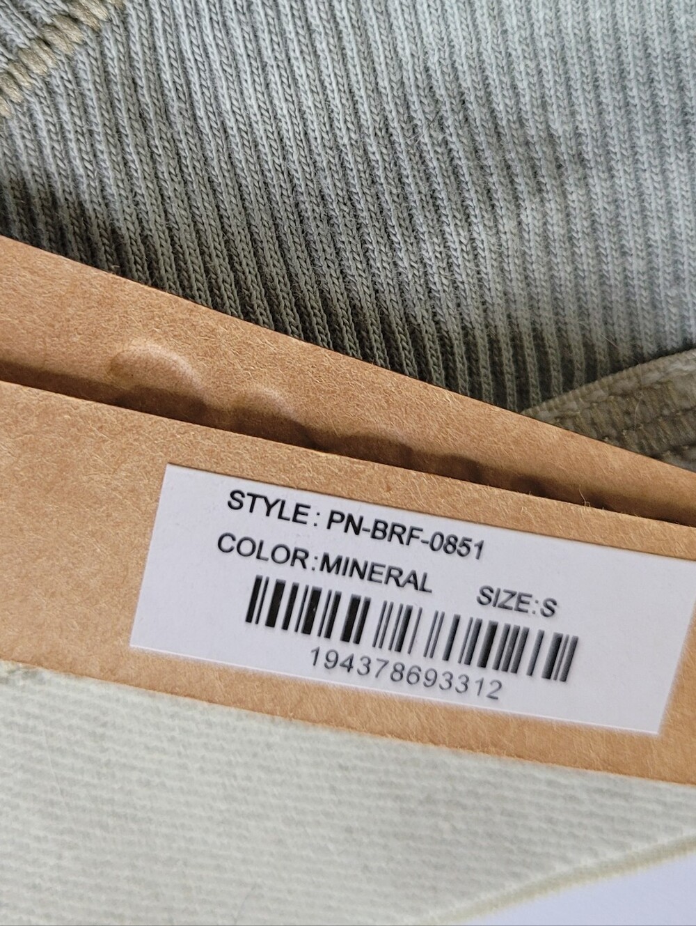 SKIMS S Ribbed Mineral Bikini Underwear - Picture 3 of 7